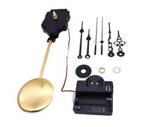 TOVINANNA Mécanisme Pendule Horloge Quartz avec Boîte à Musique et Aiguilles Kit de Réparation pour Horloges Murales Mouvement Balancier Précis sans Batterie