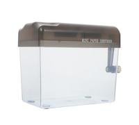 TOVINANNA Mini Broyeur Manuel de Documents en Plastique Léger et Portable, Déchiqueteuse Simple pour Bureau et École, Outil Pratique pour Confidentialité et Découpe Papier