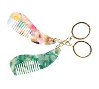 TOVINANNA Mini Peigne Porte-clés Travel Friendly Hair Comb Keychain Accessory For Bags And Keys