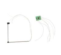 TOVINANNA Miniature LED Traffic Light Model for Railway and Table Realistic Mini Street Lamp with Glowing Signal Lights Model Railway Accessories for Scenic Layouts and Mini House Decor