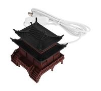 TOVINANNA Modèle D'architecture Chinoise Lumineux en Pla, Pavillon Traditionnel pour Décoration D'intérieur et D'extérieur