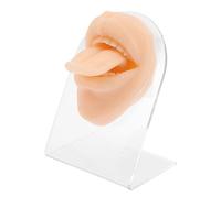 TOVINANNA Modèle De Langue En Silicone Souple Taille Réelle Moule D'entraînement Au Perçage Pour Débutants Et Professionnels Pratique Piercing Langue Simulation Peau Réaliste
