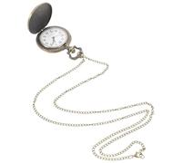 TOVINANNA Montre de Poche Vintage à Quartz Bronze Steampunk avec Pendentif Voilier et Chaîne pour Femme, Collier Montre de Poche Élégante, Accessoire Rétro Multifonction pour Chasse