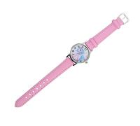 TOVINANNA Montre Licorne Garçon Et Filles en Cuir Rose Montre Quartz Éducative pour Filles Ajustable pour Apprentissage du Temps Scolaire