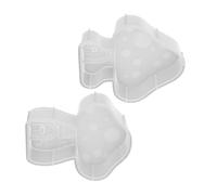 TOVINANNA Moule à Bougies Champignon en Silicone Flexible Lot de 2 Pièces pour Créations Artisanales DIY Résistant à la Chaleur Démoulage Facile pour Bougies Chauffe-Plat et Décorations