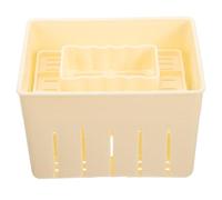 TOVINANNA Moule à Tofu Maison 1 Pièce 140x105x95 Mm en Plastique Résistant pour Presse Tofu DIY la Cuisine Facile Frais