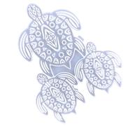 TOVINANNA Moule en Silicone Tortue de Mer Flexible pour sous-Verres et Décoration Murale Moule de Moulage DIY pour Loisirs Créatifs Réutilisable Facile à Nettoyer Silicone Solide et
