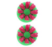 TOVINANNA Moules à Baozi Verts en Plastique 2pcs Cuisine Artisanale Facile à Utiliser Nettoyer, Accessoires Pâtisserie pour Familles et Apprentis Chefs