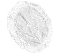 TOVINANNA Nappe Ronde Ajustée Facile D'entretien avec Bord Élastique en Pvc Transparent Imperméable et Résistante pour Buffet Barbecue en Extérieur