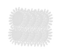 TOVINANNA Nuancier de Vernis à Ongles Ovale Blanc 10pcs en Plastique Dos Incurvé pour Démonstration Professionnelle en École ou Salon de Nail Art