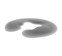 TOVINANNA Oreiller de Massage en Silicone Souple Gris Coussin Facial de U avec Ouverture pour Table de Massage Appui-Tête Ergonomique pour Institut de Beauté Soins du Visage et Spa