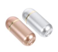 TOVINANNA Organisateur de Pilules Plastique 10ml 2pcs Fermeture Étanche et Distribution Précise pour Remède et Poudres à Domicile Bureau