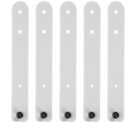 TOVINANNA Organisateurs Câbles Cuir 5 Pièces pour Rangement de Données et Écouteurs, Attaches Réutilisables pour Bureau, Accessoires Homme pour Gestion de Câbles et Rideaux