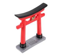 TOVINANNA Ornement Torii Aquarium Décoration Zen Miniature Sculpture Lisse Délicate pour Micro-Jardin et Bassin, Ambiance Naturelle et Apaisante, Accessoire Décoratif Intérieur