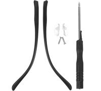 TOVINANNA Paire de Branches de Lunettes de Rechange Noires N°8 Bras Jambes en Alliage Solide Accessoires pour Lunettes de Soleil et Monture Kit Remplacement Confortable pour Usage