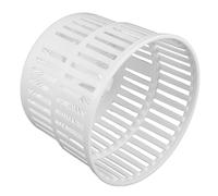 TOVINANNA Panier et Structure Unique Blanc en Plastique Drainage à Linge Pliable Adapté pour Petite Machine à Laver et Appartements Petits