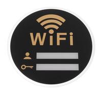 TOVINANNA Panneau Mural Acrylique Wifi Signe Mot de Passe Réseau Pratique pour Maison Hôtel et Lieux Publics Décoration Sécurisée et Facile à Lire