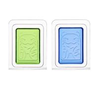 TOVINANNA Parfum Solide pour Maison Motif Chat 2 Pièces Bleu Parfum Ambiance pour Armoire à Chaussures Soulage Stress et Améliore Humeur Salle de Bain la Cuisine