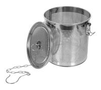 TOVINANNA Passoire Professionnelle pour Ragoût en Acier Inoxydable 16 CM, Infuseur d'Assaisonnement Alimentaire Réutilisable et Étanche, Accessoire la Cuisine pour Mijoté en Plusieurs styles