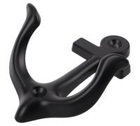 TOVINANNA Patère Murale Rétro en Métal Noir Style Ancre Vintage Crochet Décoratif Robuste en Alliage pour Porte et Mur Patère Industrielle Multifonction Suspendre Vêtements et