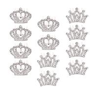 TOVINANNA Peigne à Cheveux en pour Garçon et Filles Diadème 12Pcs Couronne Accessoires pour Fêtes pour Filles pour Mariages Mini Peignes