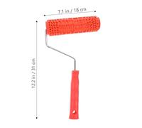 TOVINANNA Peindre Texture Gaufrée Caoutchouc Outil Décoratif pour Mur Sol Meuble Résistant et Réutilisable Embossage Clair pour Enduire et Ragréage