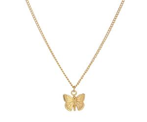 TOVINANNA Pendentif Clavicule de Quotidien Délicate pour Usage ou en Élégante et Collier Papillonné Alliage Or, Chaîne Femme Vacances