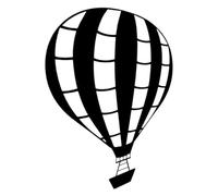 TOVINANNA Pendentif Mural en Métal de Montgolfière, Décoration Murale Moderne en Fer, Sculpture Suspendue Décorative pour Salon, Chambre et Espace Intérieur, Applique Murale Déco