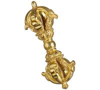 TOVINANNA Pendentif Vajra Cuivre Style Vintage Ornement Bouddhiste Antique Charme Pilon Décoratif pour Collier ou Porte-clés Artisanat et Élégant