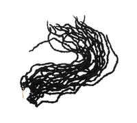 TOVINANNA perruque de dreadlocks extension de cheveux au crochet tresses torsadées femmes tresse tresses au crochet tresses perruques extension des cheveux Fil haute température Noir