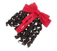 TOVINANNA Perruque Longue Bouclée Wavy Pour Cosplay Et Fête Avec Accessoire De Cheveux Pour Femmes Élégante Et Légère Idéale Pour Look Glamour