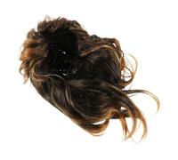 TOVINANNA Perruque Noire pour Homme Perruque Longue Mélange de Couleurs Style des pour Halloween Performances Scéniques et