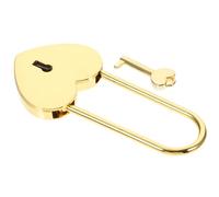 TOVINANNA Petit Cadenas Cœur avec Clé pour Boîte de Rangement Serrure Décorative Facile à Utiliser Protection Sécurisée pour Casier Journal Intime ou Valise Cadeau Couple Romantique