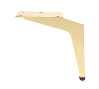 TOVINANNA Pied de Meuble en Métal Titanium 16 CM Pied de Canapé Robuste Solide Rehausseur pour Table Basse et Armoire Support Stable pour Mobilier D’Intérieur