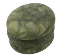 TOVINANNA Pierres de Massage Naturelles et Améliorer la Relaxation en Pierre D'olive Kit de 3 pour Soulager la Tension Musculaire pour Spa à Domicile