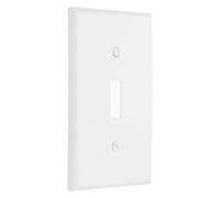 TOVINANNA Plaque Murale pour Interrupteur Simple, Plaque D'interrupteur Mural 1 Pièce, Compatible Prises Électriques, Finition Anti-poussière, Dimensions Standard, Installation Facile