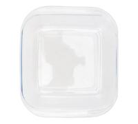 TOVINANNA Plat de Cuisson Verre Résistant Chaleur Assiette Four Micro-ondes pour Rôtir Cuire et Servir Design Élégant Antidérapant et Isolant Thermique