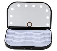 TOVINANNA Plateau à Faux Cils avec Miroir LED Support Portable pour Cils Étanche