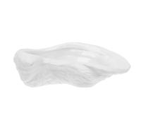 TOVINANNA Plateau à Sauce en Céramique Blanche 13x7x4,2 Cm, Assiette à Condiments Créative pour Trempettes et Assaisonnements, Plat Décoratif Polyvalent Cuisine et Table