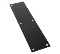 TOVINANNA Plinthe de Protection en Acier Inoxydable 75 X 289 MM Noire Protège-Porte Anti-Rayures pour Portes Intérieures et Extérieures Résistance aux Intempéries Surface Robuste et