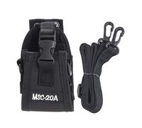 TOVINANNA Pochette pour Interphone Étui de Rangement pour Radio en Nylon, Noir, Respirante, Protège L'interphone, pour Téléphone et Radio Portable, pour Promenade du Chien et Sport