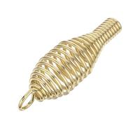 TOVINANNA Poignée Métallique en Acier Inoxydable 1 Pièce Ressort N°2 Poignée Résistante à la Chaleur pour Barbecue Poêle à Bois et Cheminée pour Usage Extérieur Cuisine