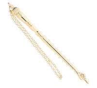 TOVINANNA Pointeur Torah Métallique avec Chaîne Doré Oignon Outil de Lecture Biblique Ergonomique pour Maison École et Synagogue Accessoire et Confortable