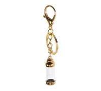 TOVINANNA Porte-clés Bouteille De Parfum Verre Transparent Petit Porte-clés Décoratif Forme De Pot Pour Ranger Et Petits Objets