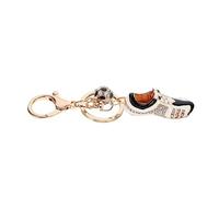 TOVINANNA Porte-clés Chaussure De Foot Faire La Fête Football Ornement De à Pendentif à Main Ornement De Porte-clés Décor De Porte-clés Strass Black