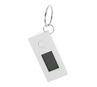 TOVINANNA Porte-clés Montre électronique Montre numérique Suspendue Pendentif Porte-clés numérique pour Enfants e-s pour efeuille décorative Métal Blanche