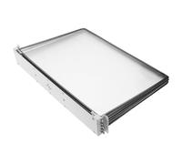 TOVINANNA Porte-Documents Mural Noir 5 Pages A4 Affichage à Défilement Facile Organisateur Mural de Classement pour Bureau pour Dossiers Suspendus Rangement Gain de Place Professionnel