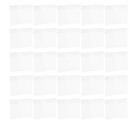 TOVINANNA Porte-Étiquettes en PVC Transparent 120 Pcs 60X42 MM pour Étagère Métallique Double Crochet Porte-Étiquette de Rayon Pratique pour Supermarché et Commerce de Détail