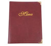 TOVINANNA Porte-menu Cuir pour Restaurant et Bar Dossier de Présentation de Carte Menu Support Prix et Commande Résistant et Pratique