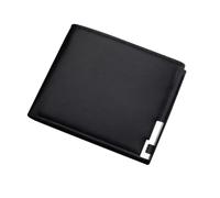 TOVINANNA Portefeuille Homme Court Cuir PU Noir Élégant et Porte Billets et Cartes pour Homme